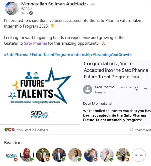 FTP 2025 intern testimonial 8