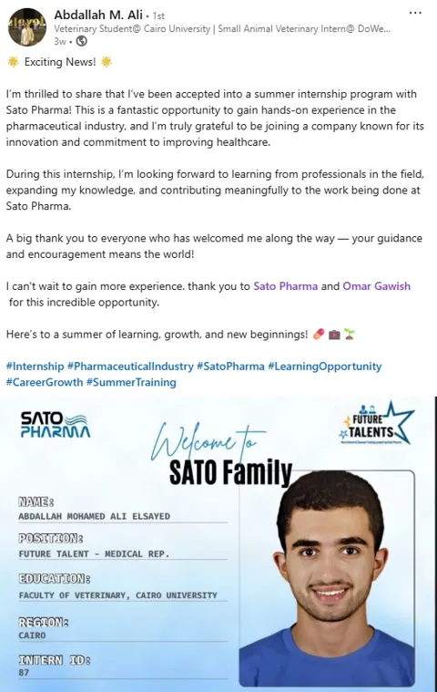 FTP 2025 intern testimonial 9